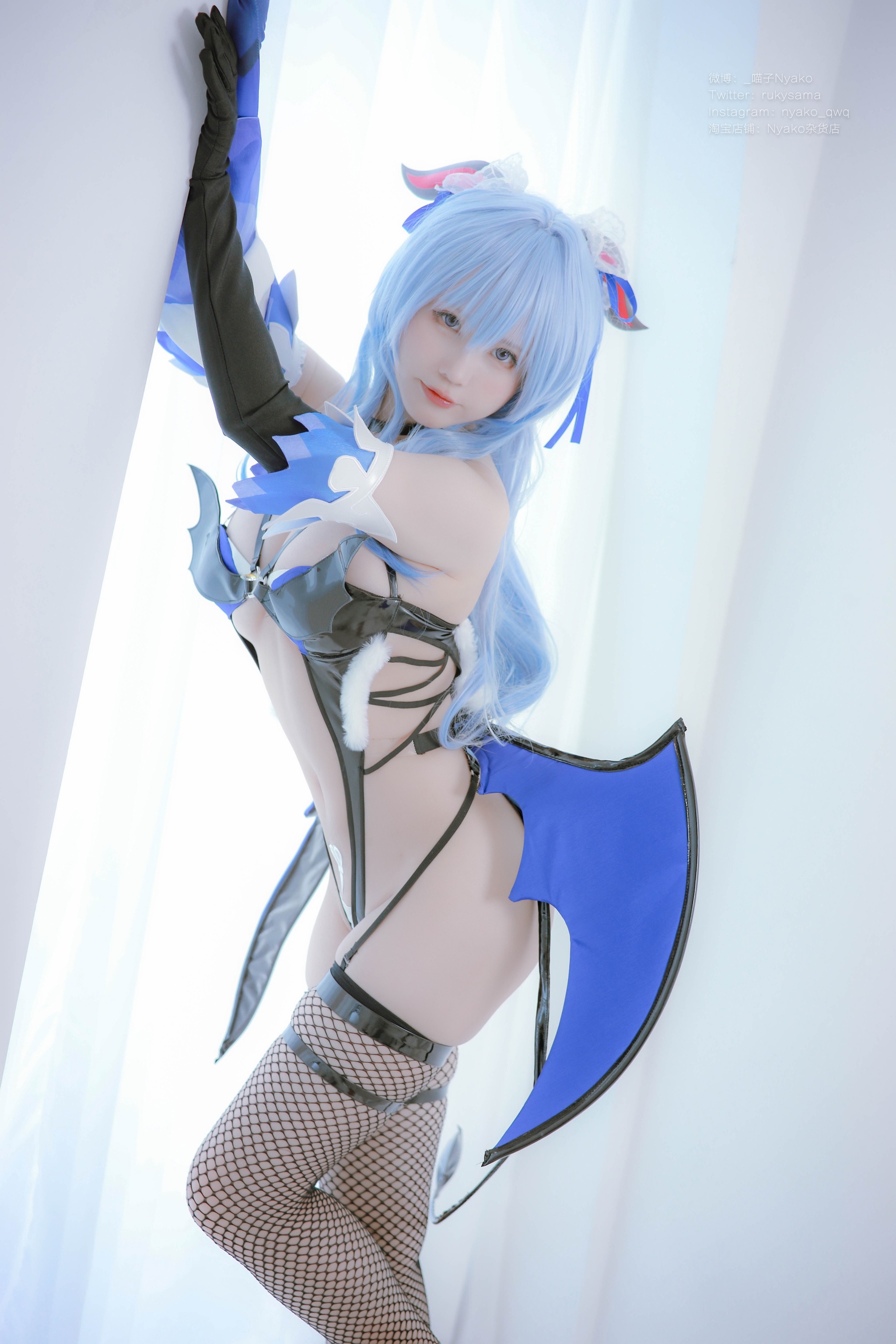 图片[1]-Nyako喵子 – NO.044 原神-甘雨魅魔[76P]-XikXak